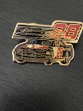 Ernie Irvan No 28 Texaco NASCAR Racing Stock Car Pin Vintage Ford Thunderbird